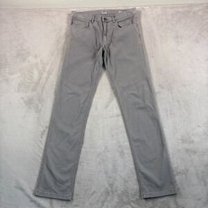 FAHERTY Comfort Twill 5-Pocket Pants 2.0 in Rugged Grey Men 31x33 Slim Straight